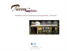 Tablet Screenshot of pazzogelato.net